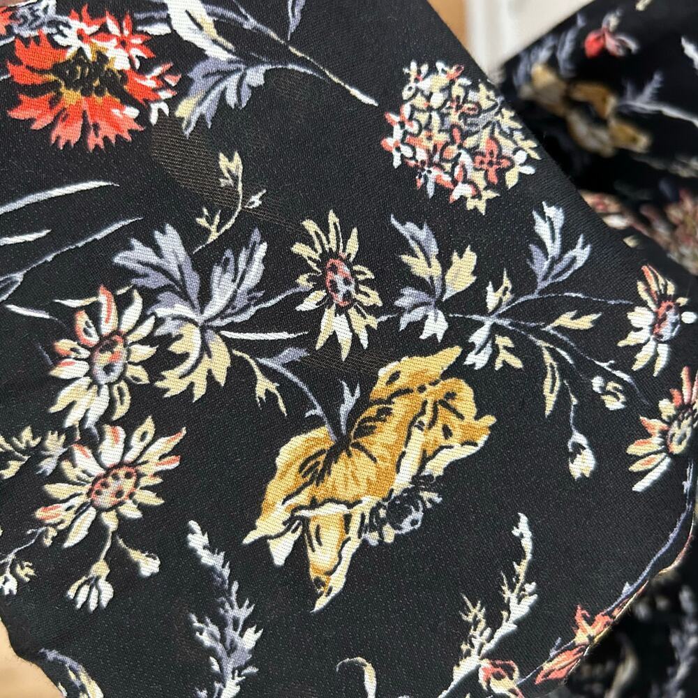 Laura Ashley Vintage Floral Maxi Dress Cottagecore Prairie Women Size 12 - Picture 2 of 5